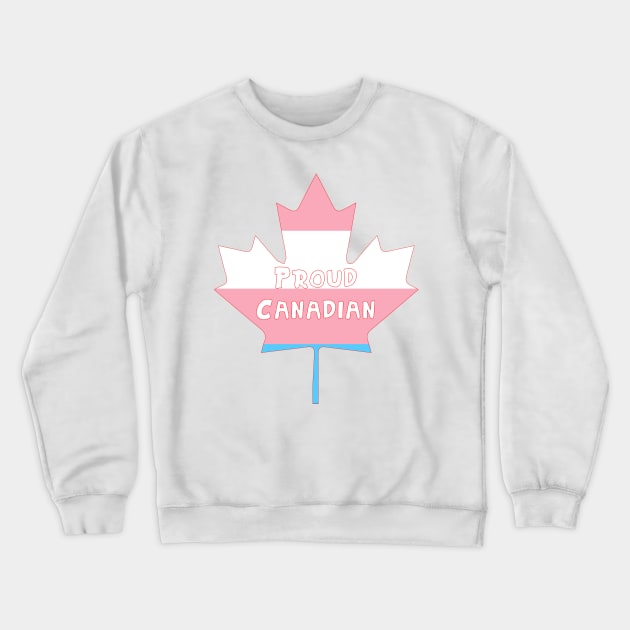 Proud Canadian (Transgender) Crewneck Sweatshirt by EmceeFrodis